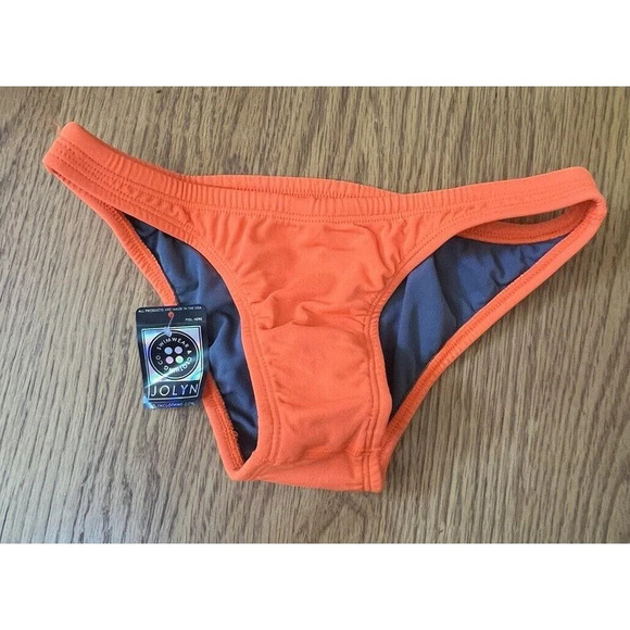 JOLYN Other - Jolyn Bikini Bottom Europe Style Orange (Sunkist) Medium New With Tags‎